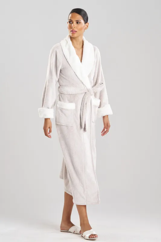 Frosted Faux Fur Robe sold by Natori