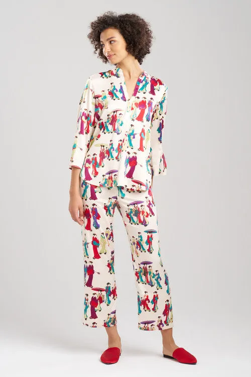 Geisha-Printed Satin PJ sold by Natori product image thumbnail 2