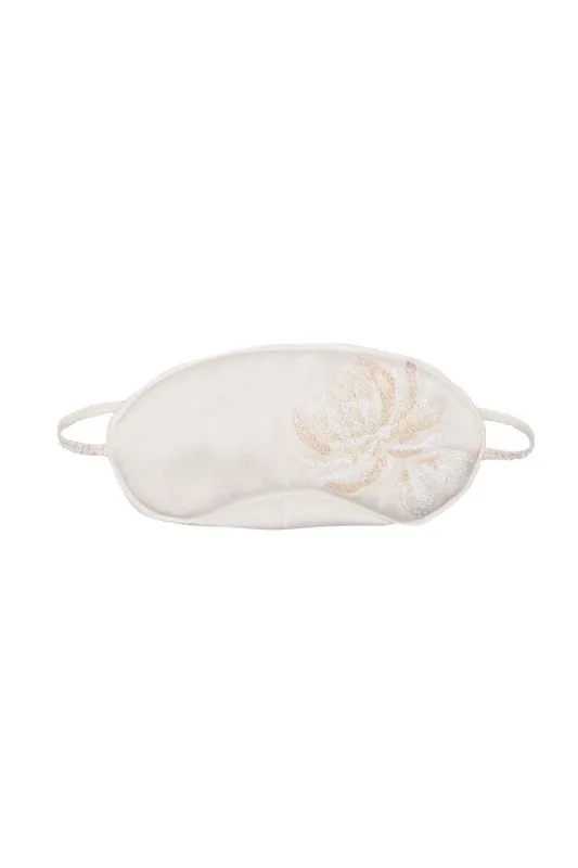 Bridal Embroidery Eyemask made by Natori