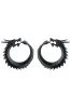Horn Dragon Clip Earrings sold by Natori