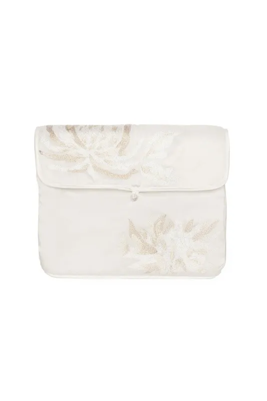 Bridal Embroidery Small Lingerie Bag sold by Natori