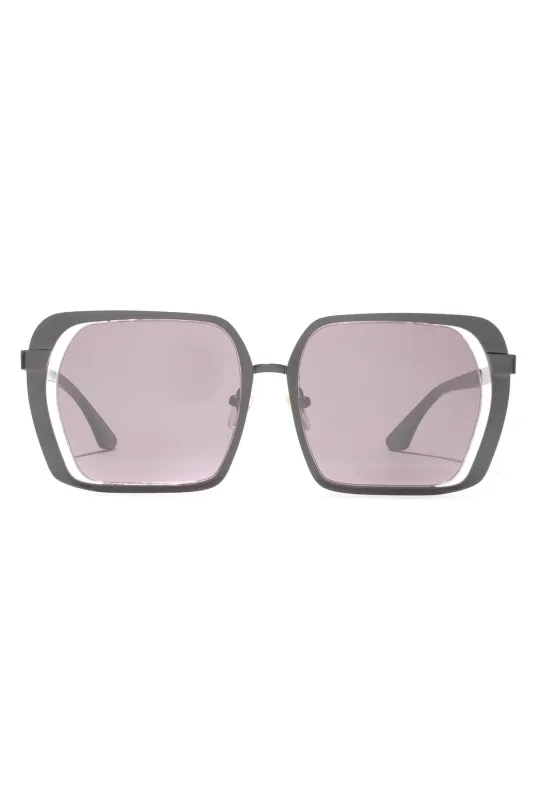 Kintsu Metal Rectangle Sunglasses sold by Natori