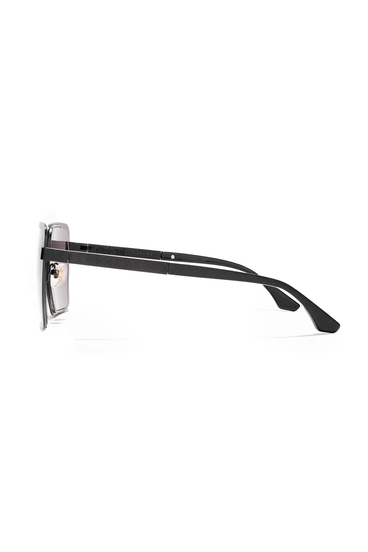 Kintsu Metal Rectangle Sunglasses sold by Natori product image thumbnail 3