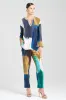 Bohol Embellished Silk Tunic Top sold by Natori