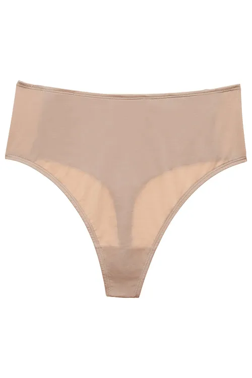 Liquid High Rise Thong sold by Natori