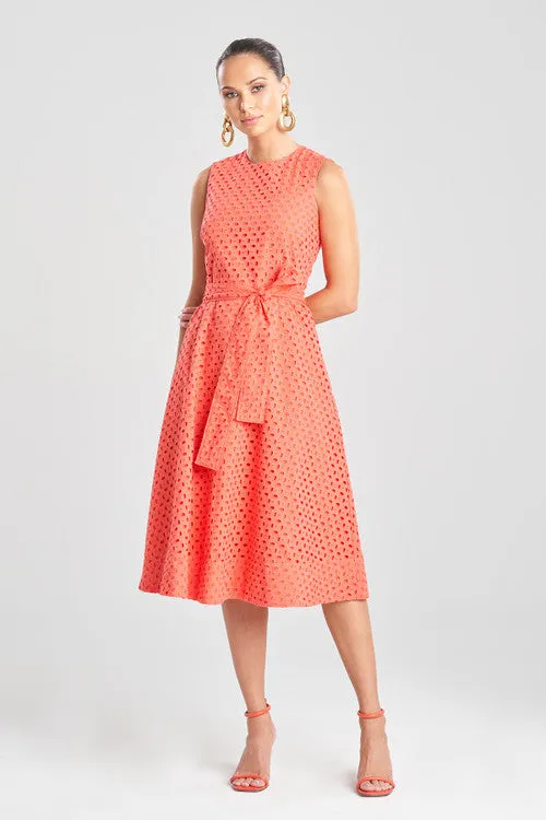 Cotton Eyelet Belted Dress sold by Natori product image thumbnail 3