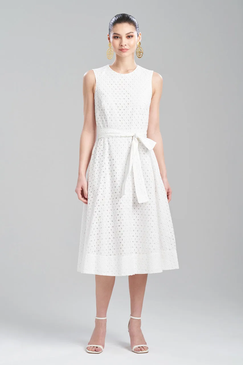 Cotton Eyelet Belted Dress sold by Natori product image thumbnail 2