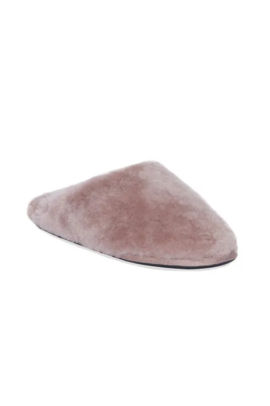 Bliss Genuine Shearling Slide made by Natori