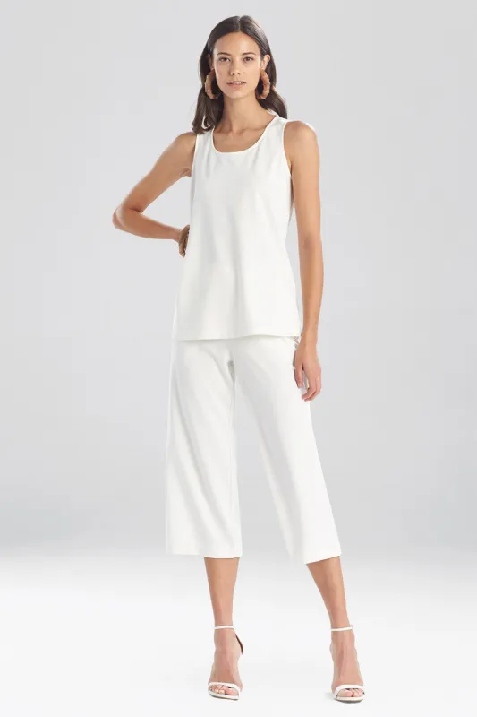 Light Weight Ponte Tank sold by Natori