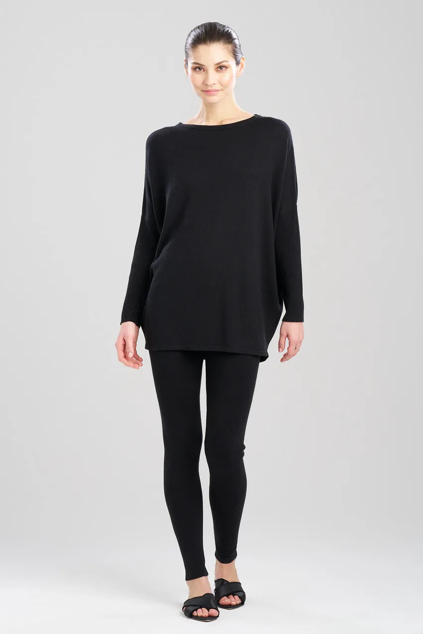 Indulge Boat Neck Long Sleeve Sweater sold by Natori product image thumbnail 2