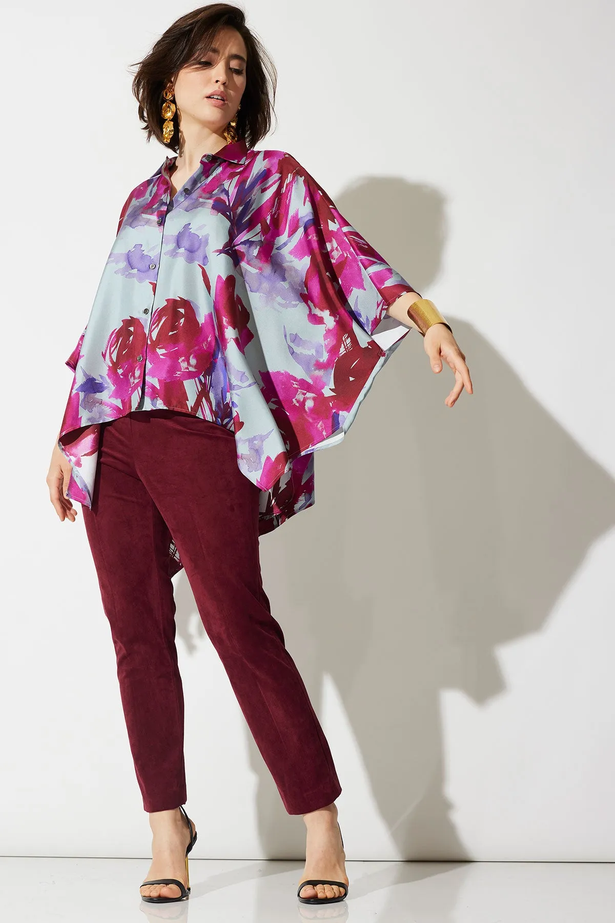 Vegan Luxe Suede Side Zip Ankle Pants sold by Natori product image thumbnail 2