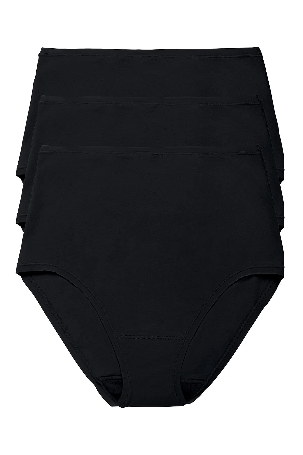 Bliss Bare Cotton High Waist Brief 3-Pack sold by Natori
