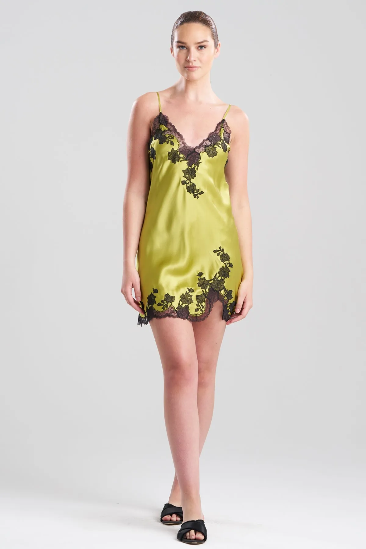 Lolita Lace Trim Silk Chemise sold by Natori
