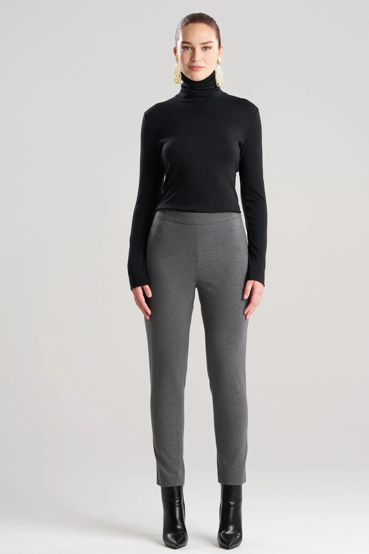 Compact Knit Side Zip Ankle Pants sold by Natori