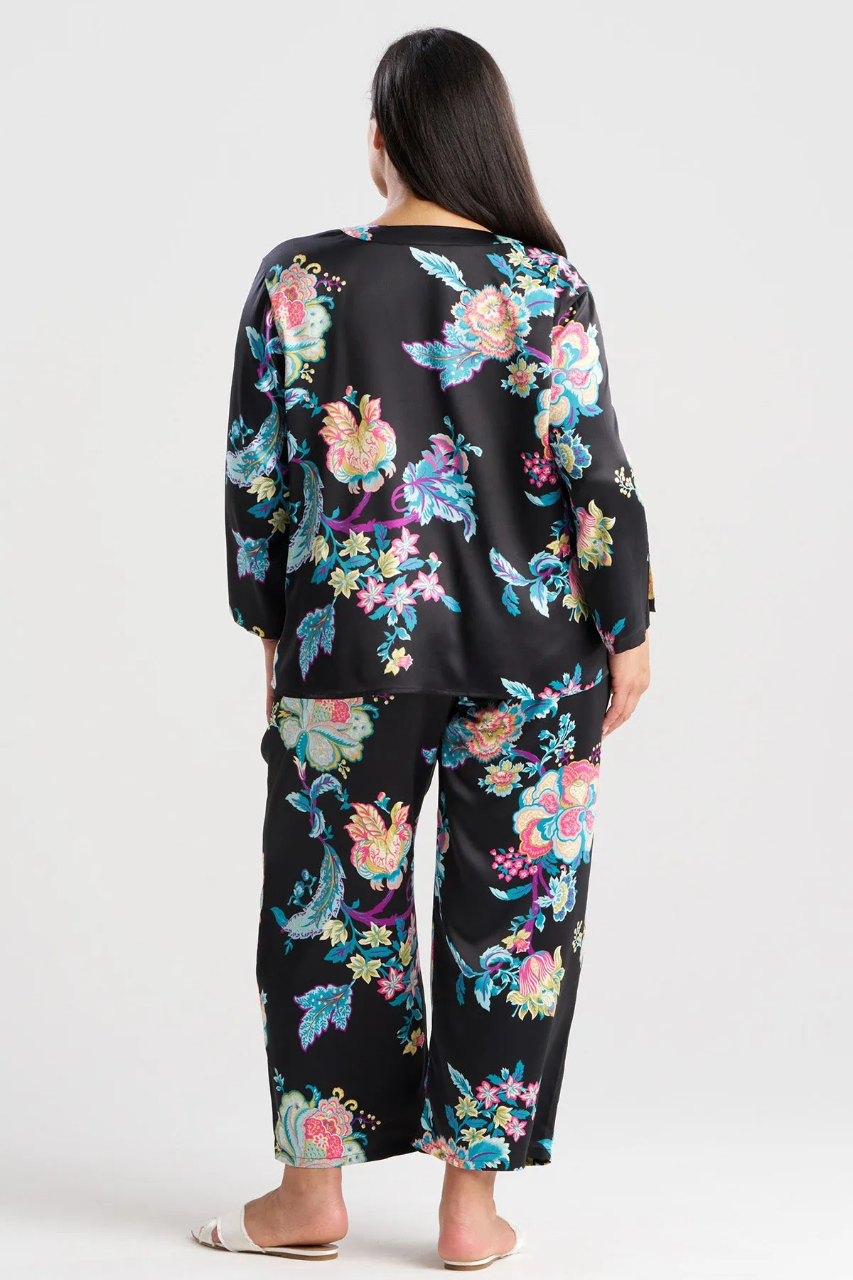 Festival Satin Long Sleeve PJ sold by Natori product image thumbnail 2