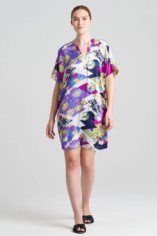Deco Satin Mandarin Sleepshirt made by Natori