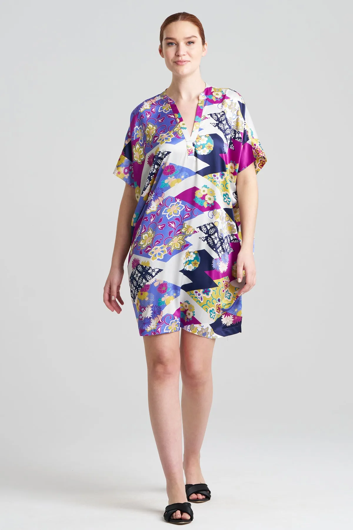 Deco Satin Mandarin Sleepshirt sold by Natori