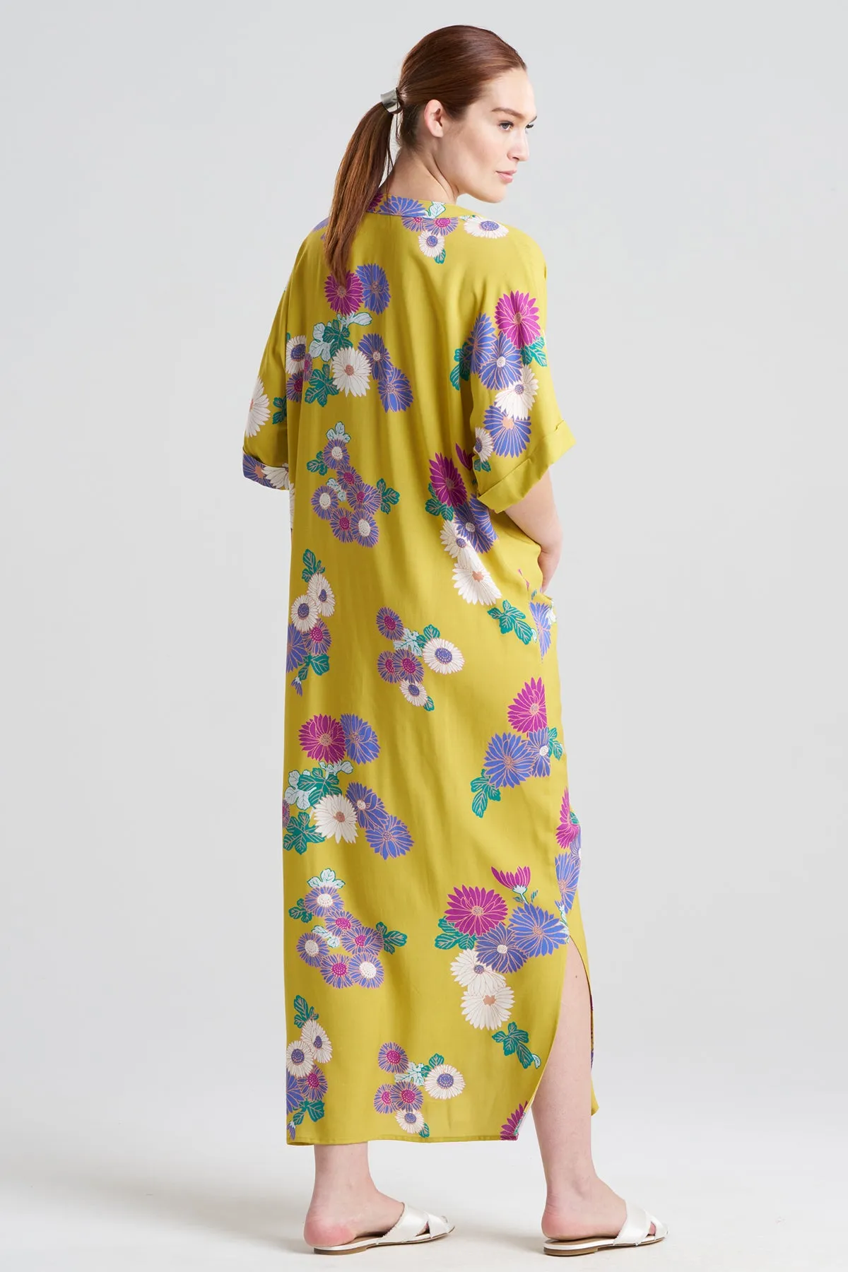 Kiku Challis Dolman Sleeve Caftan sold by Natori product image thumbnail 2