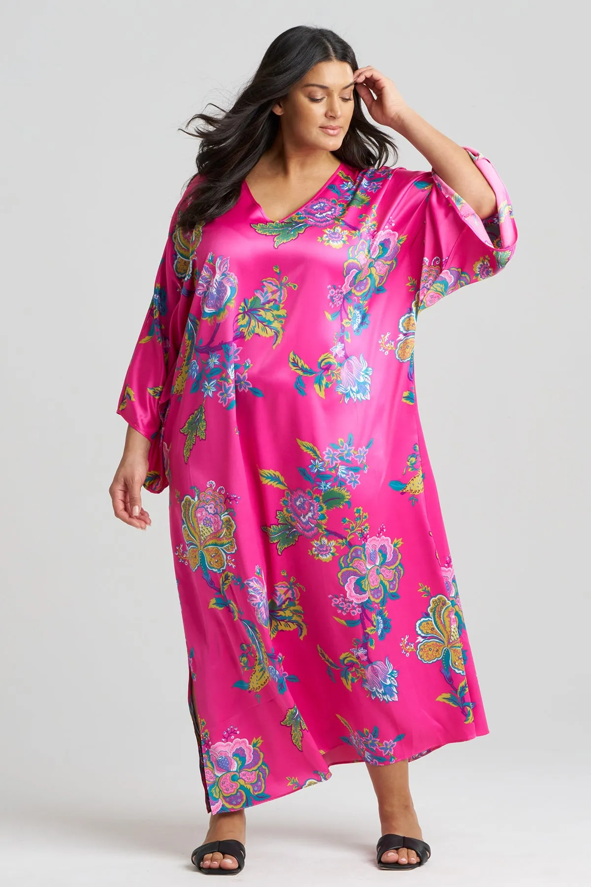 Festival Satin Caftan sold by Natori product image thumbnail 3