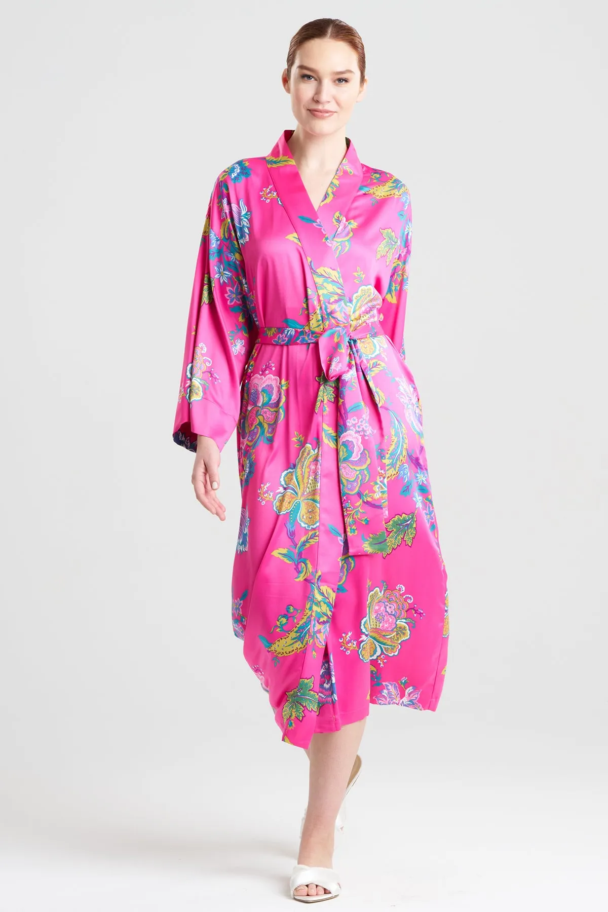 Festival Satin Robe sold by Natori
