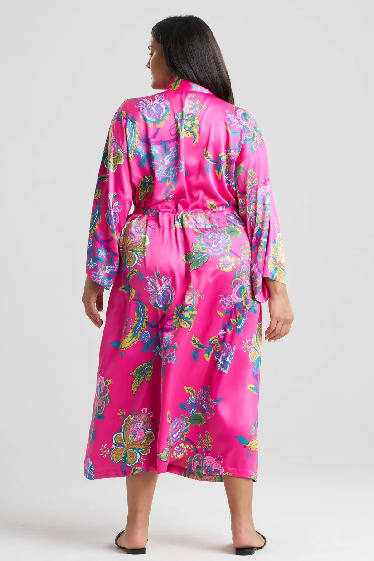 Festival Satin Robe sold by Natori product image thumbnail 4