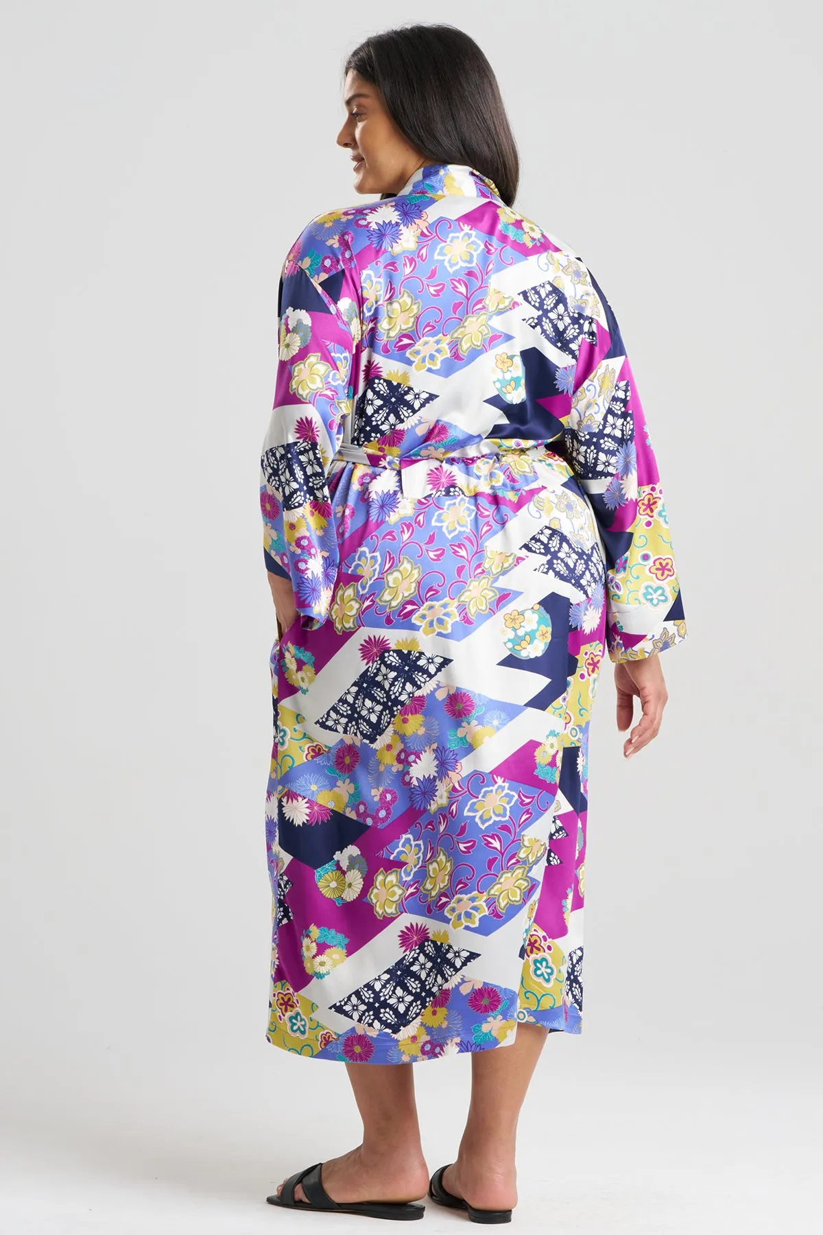 Deco Satin Robe sold by Natori product image thumbnail 4