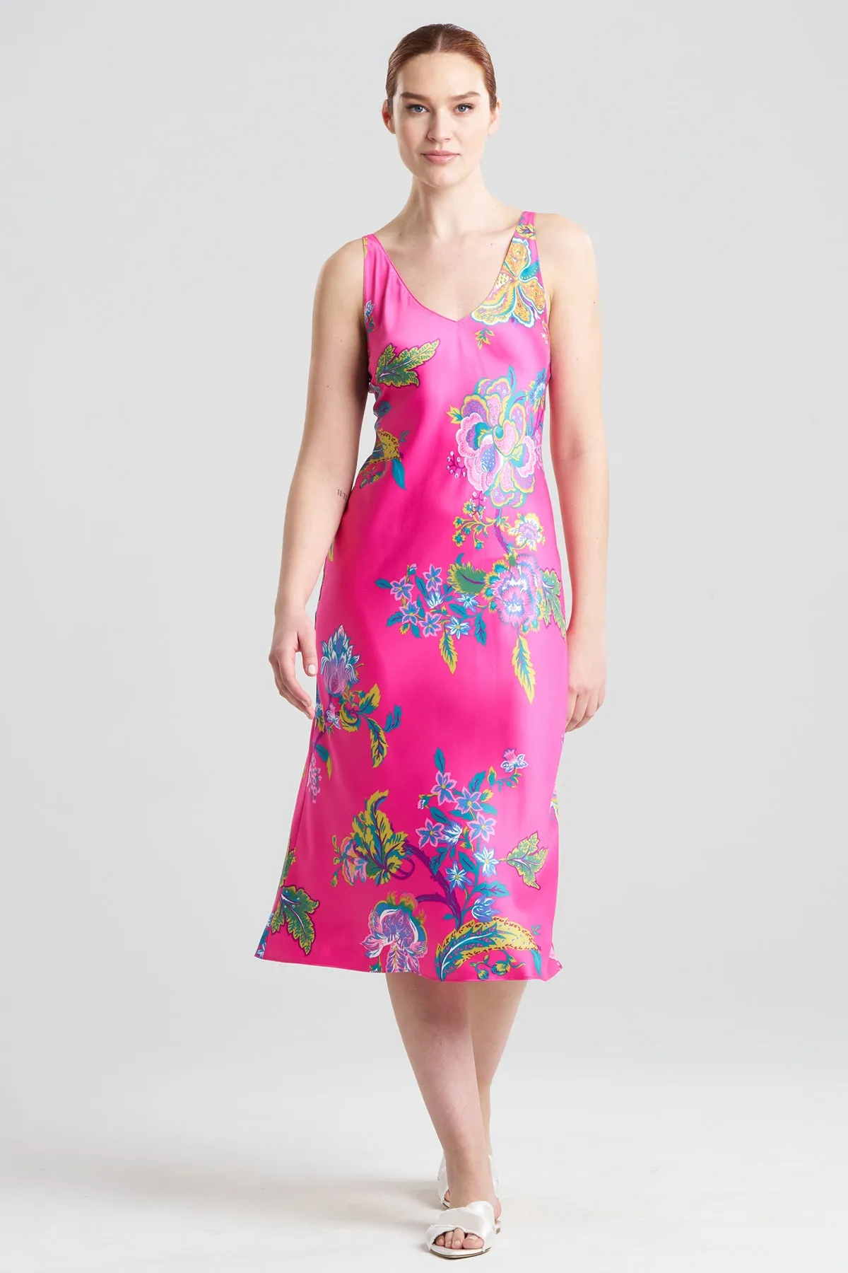 Festival Satin Slip Dress sold by Natori