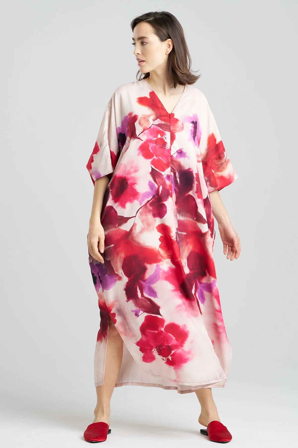 Mizuki Zip Caftan sold by Natori