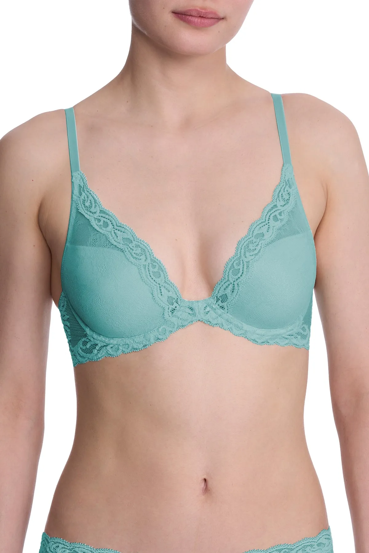 Feathers Plunge T-Shirt Bra sold by Natori