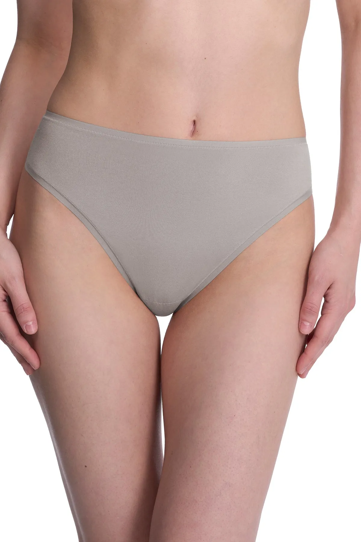 Bliss Bare Cotton High Cut Brief sold by Natori