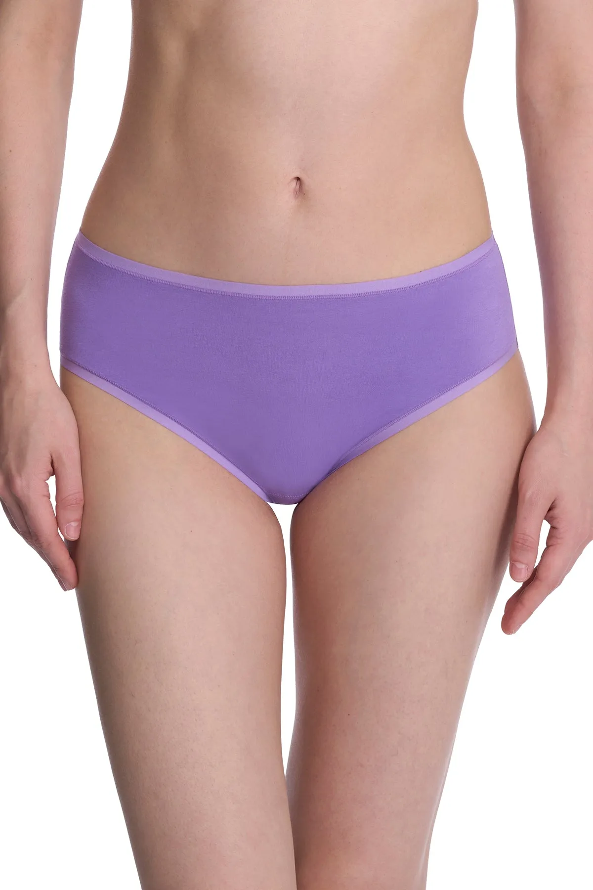 Bliss Bare Cotton Hipster 3-Pack - Country Blue/Violet Blue/Chrome sold by Natori product image thumbnail 4