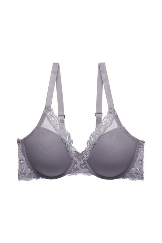 Feathers Full Figure Contour Underwire Bra sold by Natori