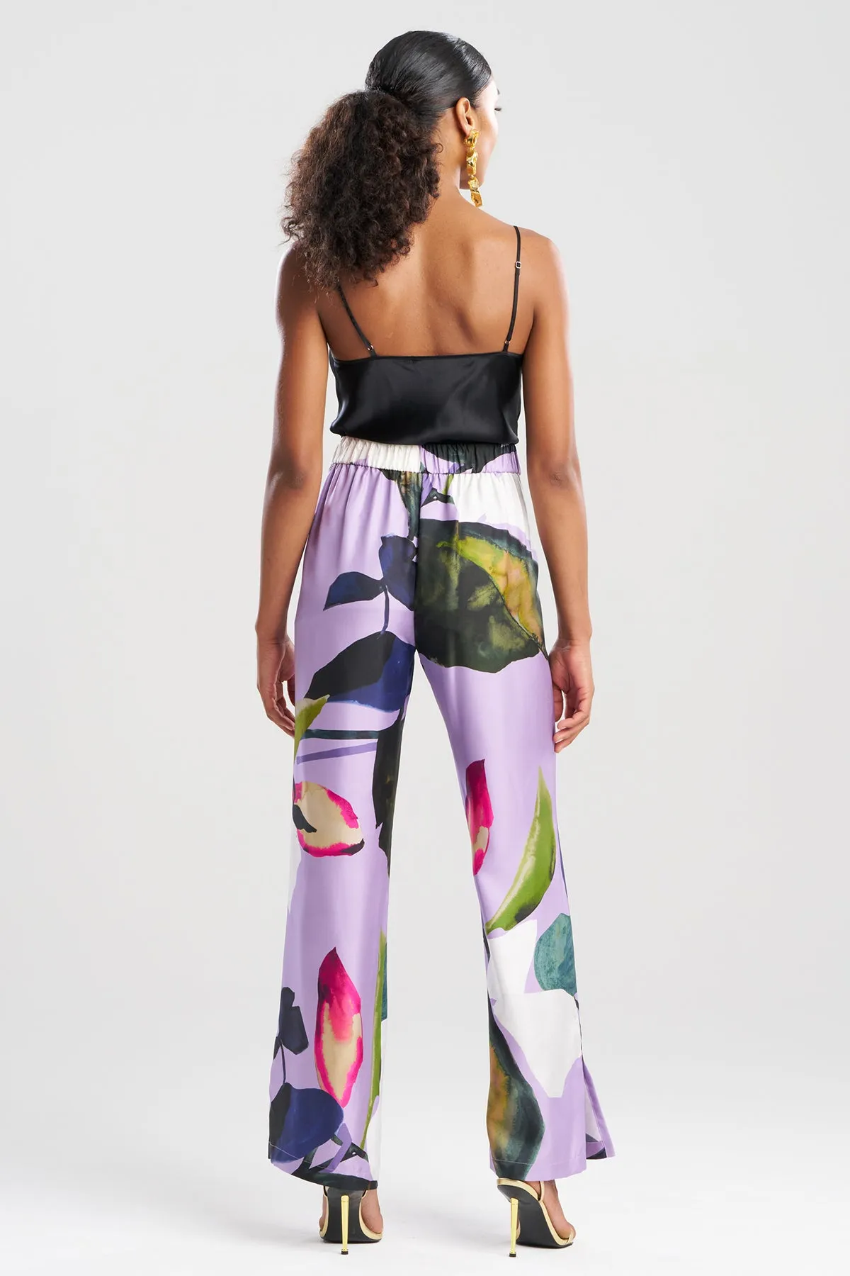 Yoru Silk Twill Wide Pull On Pants sold by Natori product image thumbnail 2