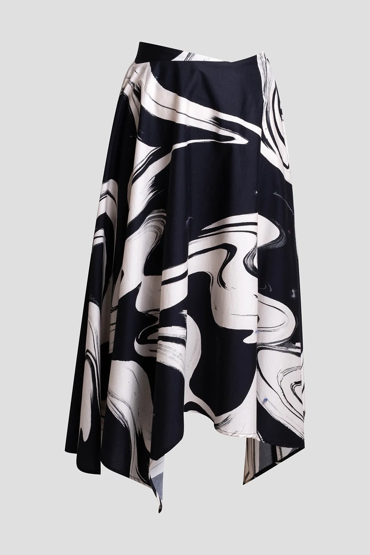 Kaze Cotton Origami Maxi Skirt sold by Natori product image thumbnail 4