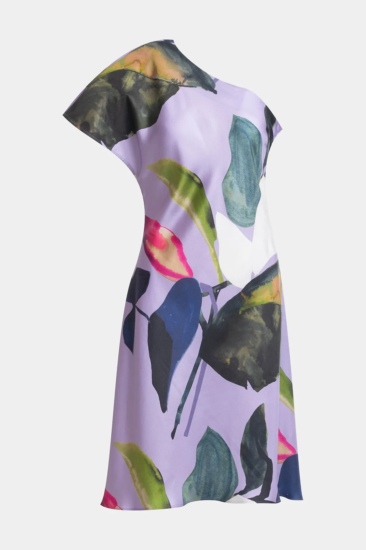 Yoru Silk Twill One Shoulder Dress sold by Natori product image thumbnail 5