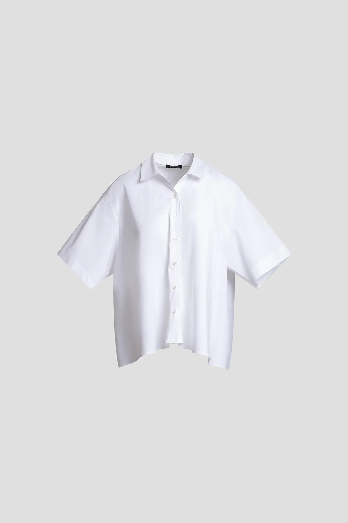Cotton Poplin Short Sleeve Trapeze Shirt sold by Natori product image thumbnail 4