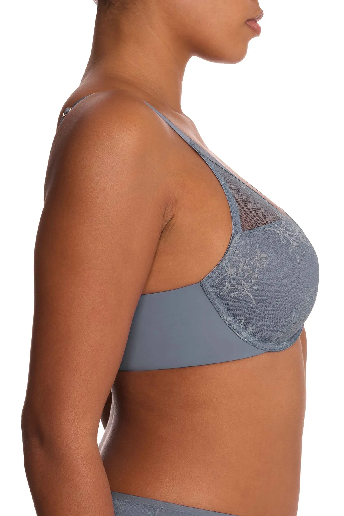 Love Lace Back Smoothing Plunge T-Shirt Bra sold by Natori product image thumbnail 4