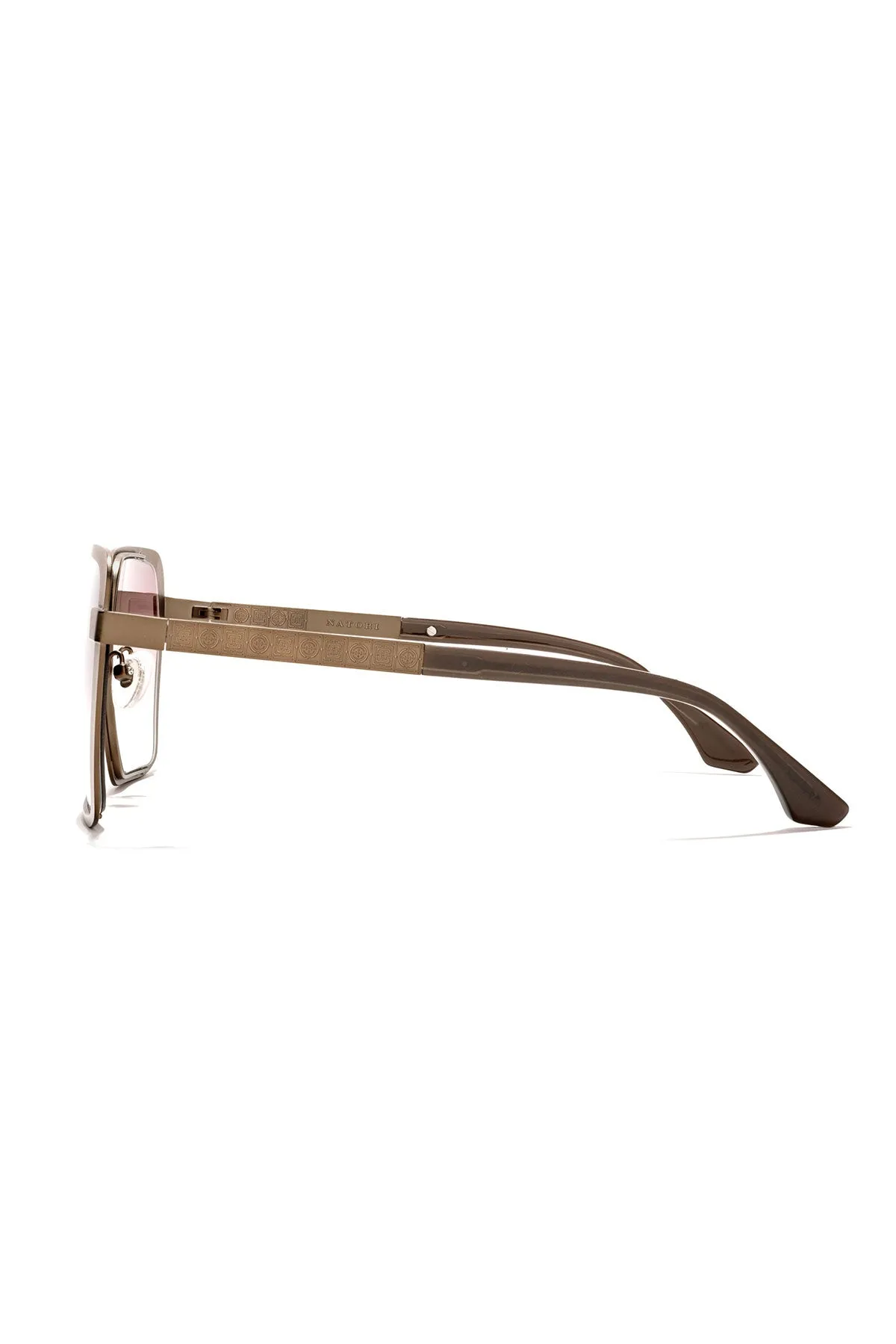 Kintsu Metal Rectangle Sunglasses sold by Natori product image thumbnail 3