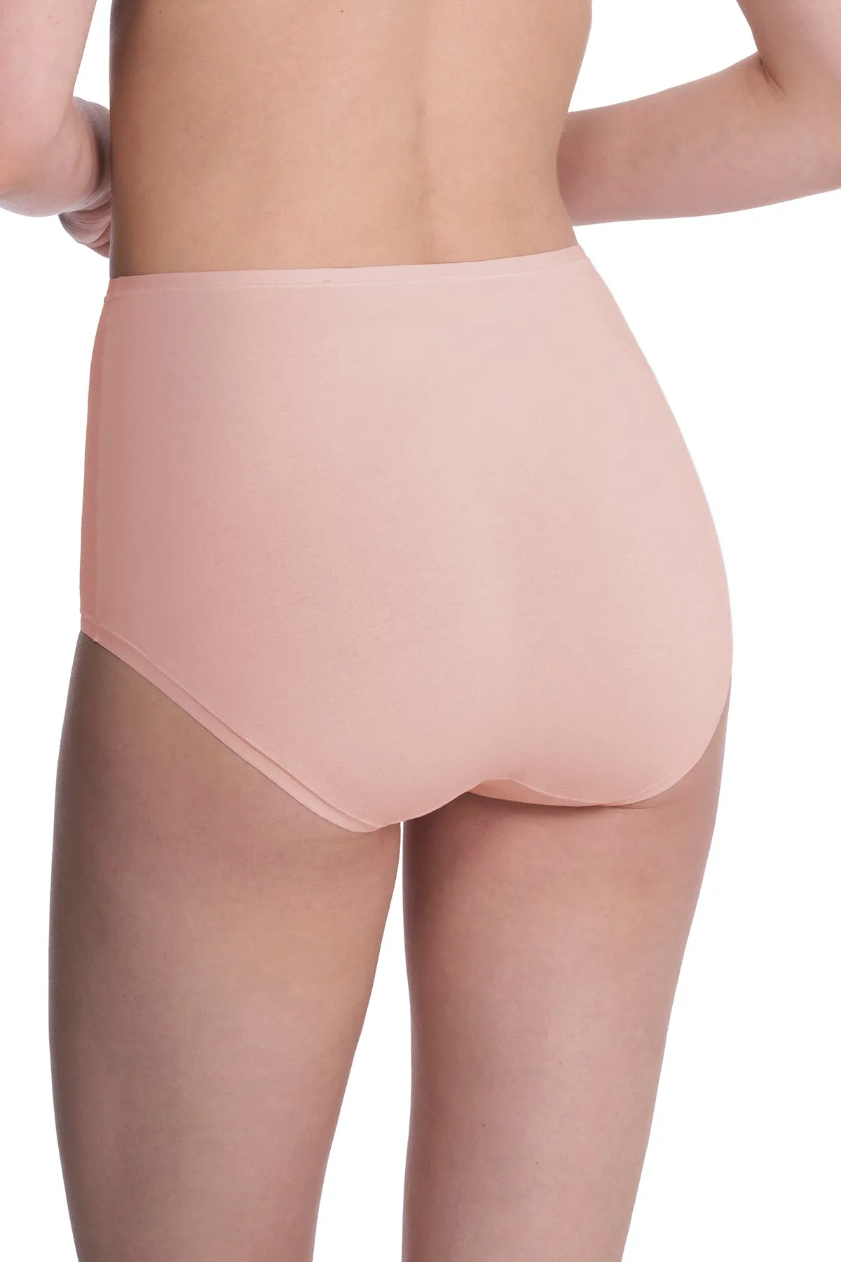 Bliss Bare Cotton High Waist Brief 3-Pack - Potpourri/Café/Black sold by Natori product image thumbnail 3