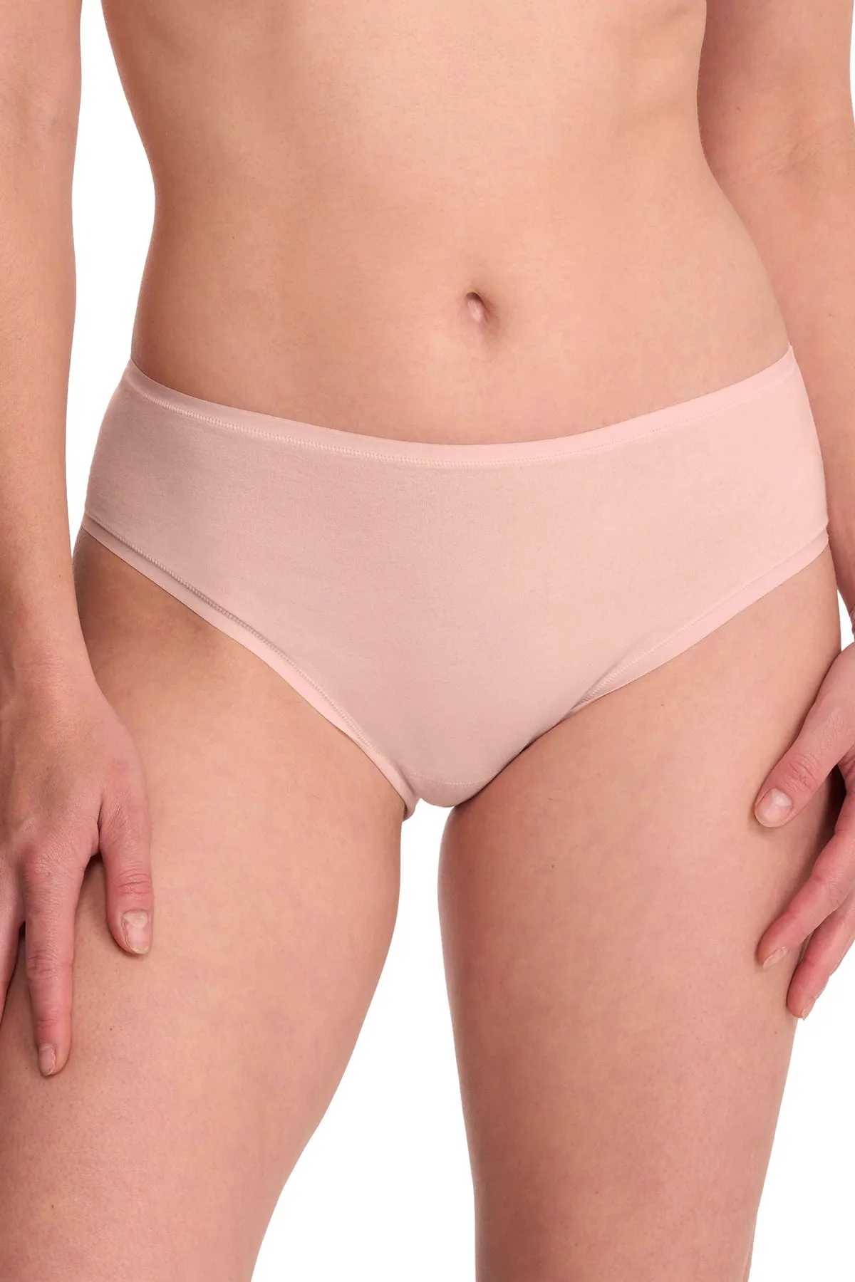 Bliss Bare Cotton Hipster 3-Pack - Potpourri/Rose Mist/Black sold by Natori product image thumbnail 2