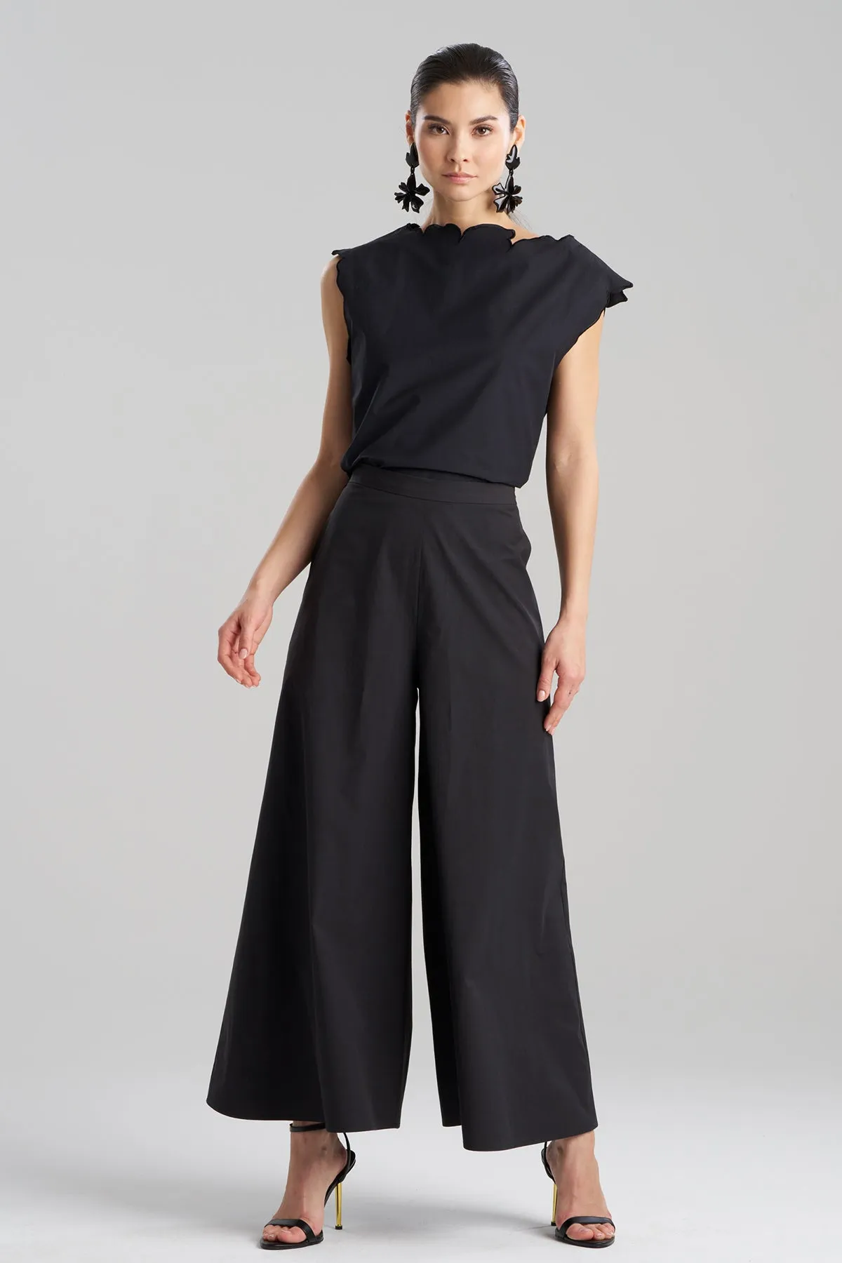 Tech Cotton Taffeta Palazzo Pants sold by Natori product image thumbnail 3