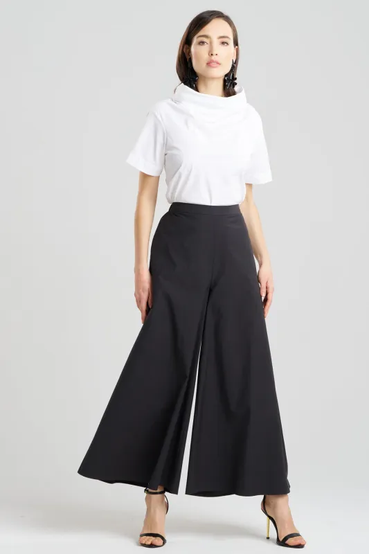Tech Cotton Taffeta Palazzo Pants sold by Natori
