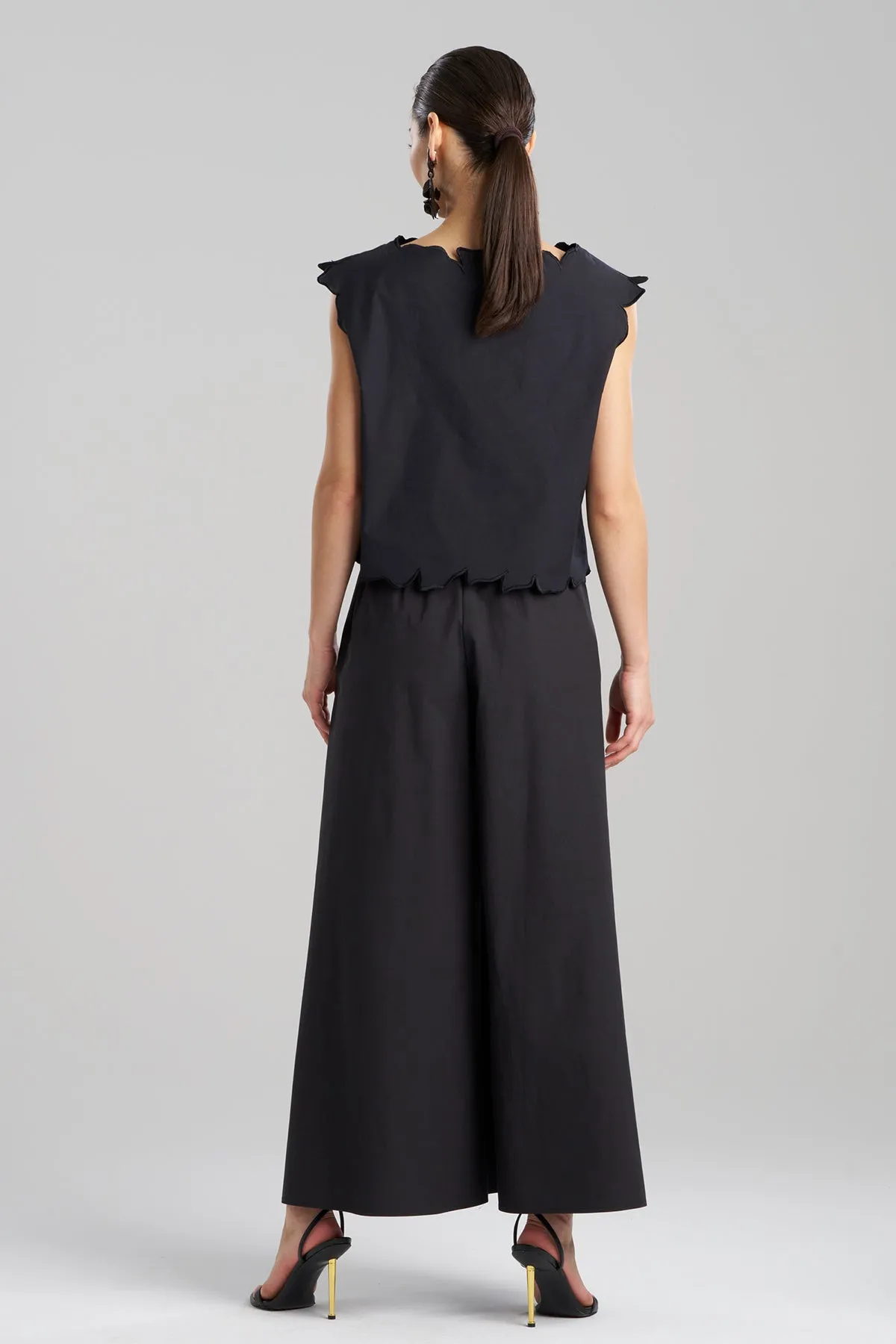 Tech Cotton Taffeta Embroidered Square Top sold by Natori product image thumbnail 2