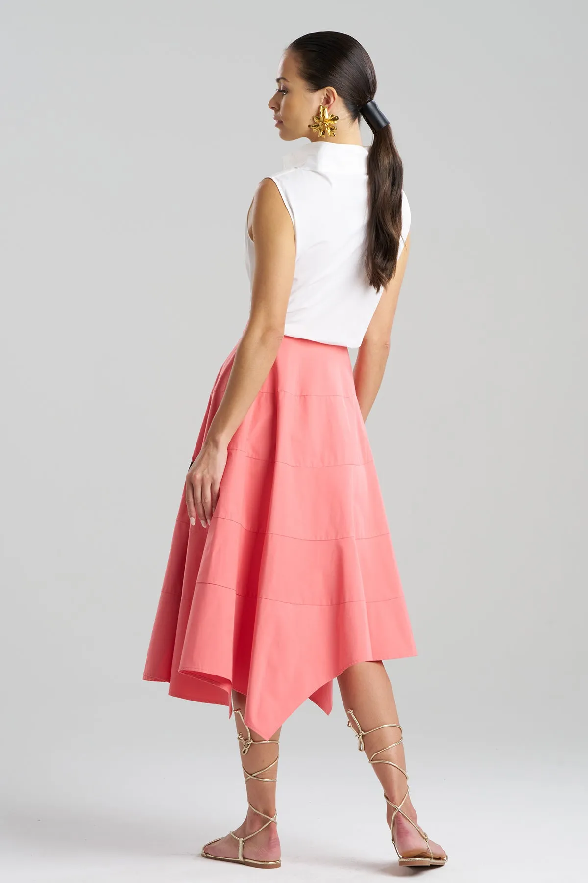 Tech Cotton Taffeta Origami Spiral Skirt sold by Natori product image thumbnail 2