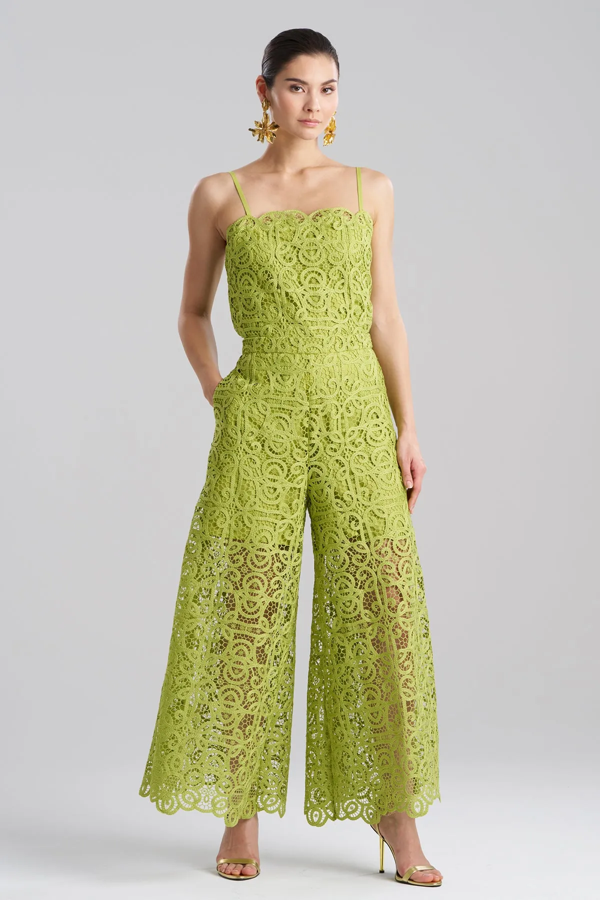 Raffia Lace Palazzo Pants sold by Natori product image thumbnail 2