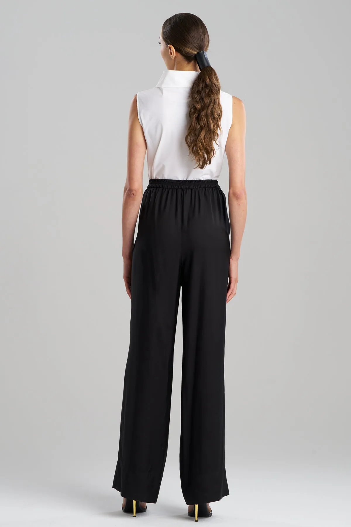 Cotton Silk Twill Trousers sold by Natori product image thumbnail 2