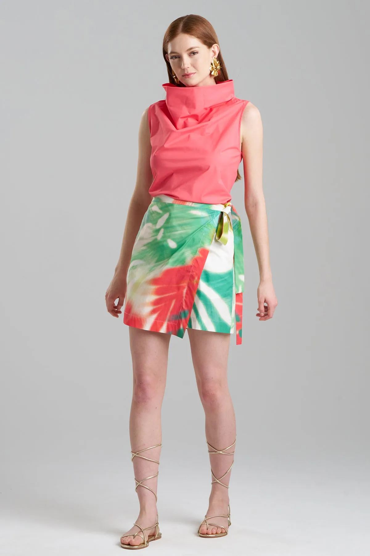 Usami Cotton Wrap Skort sold by Natori product image thumbnail 2