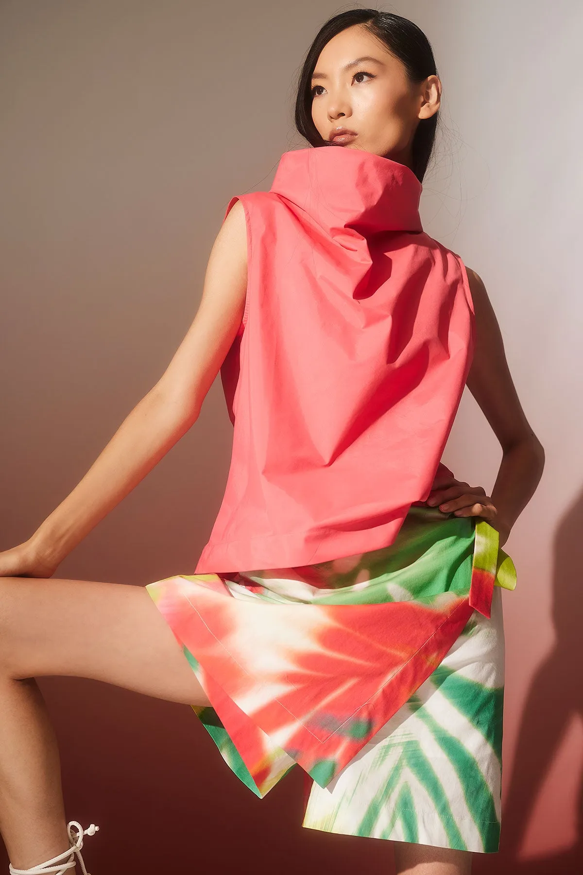 Usami Cotton Wrap Skort sold by Natori