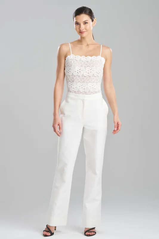 Canvas Cotton Trousers sold by Natori