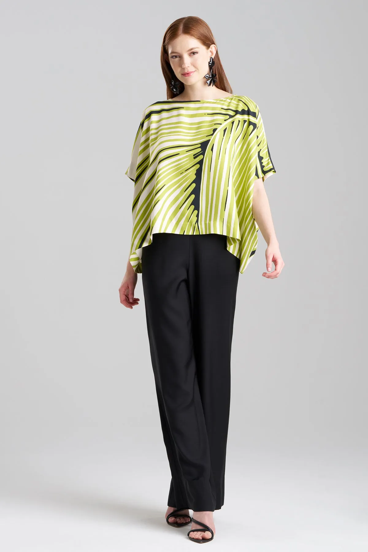 Yoshinoki Cotton Silk Caftan Top sold by Natori